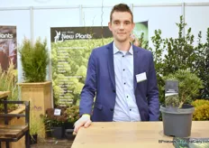 Zwier Nooteboom of New Plants van Vliet was also at the fair to highlight all the new varieties from his customers.